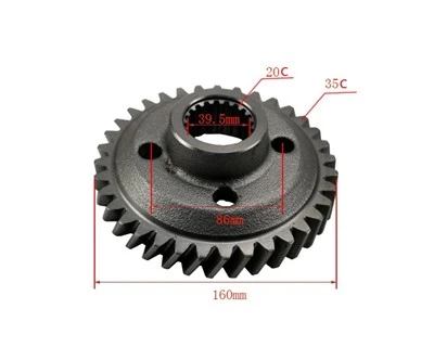 Gaffeltruckdelar 32521-36760-71 Utgående växel, transmission för 8FD35-50, 100 % Premium